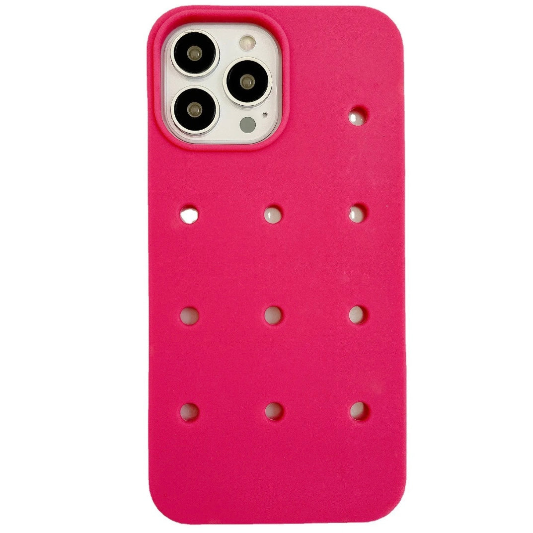 Dark pink phone case