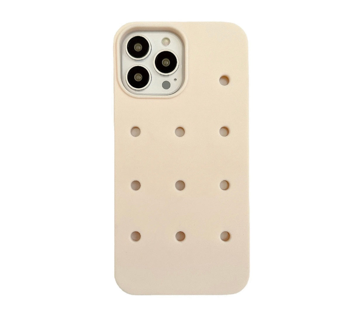 Beige phone case