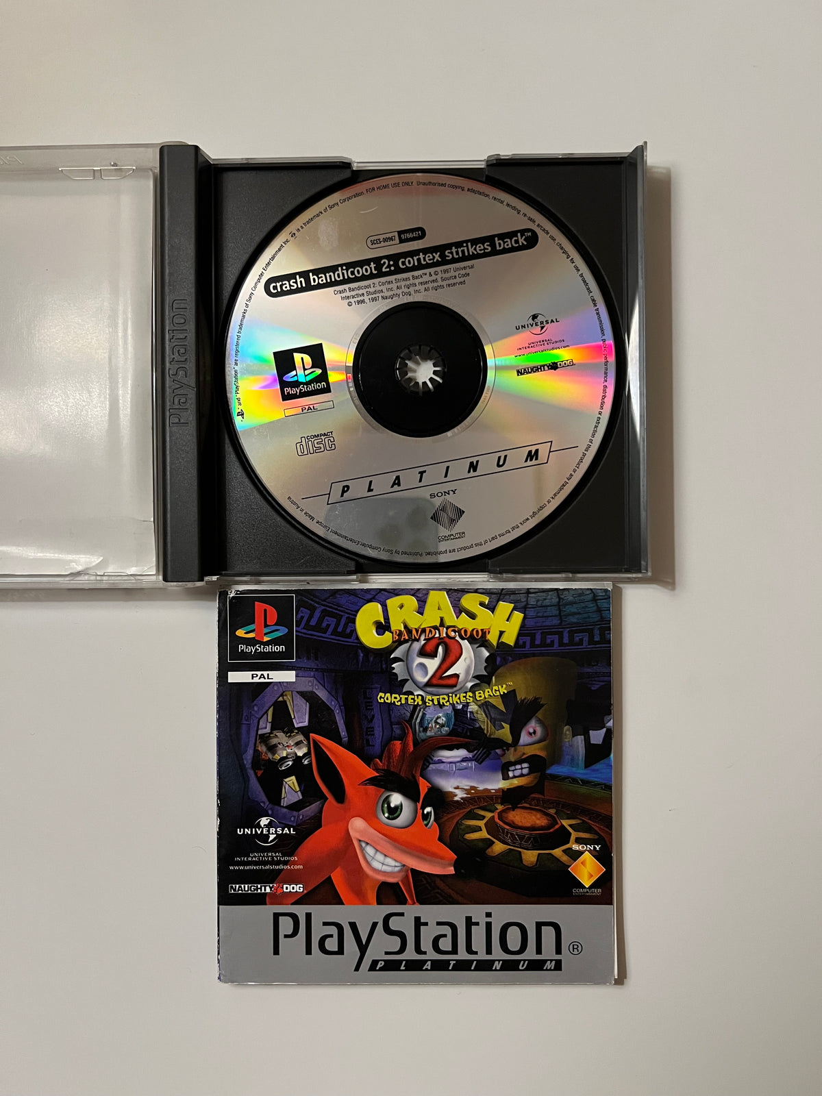 Crash bandicoot 2  ( platinum )- PS1