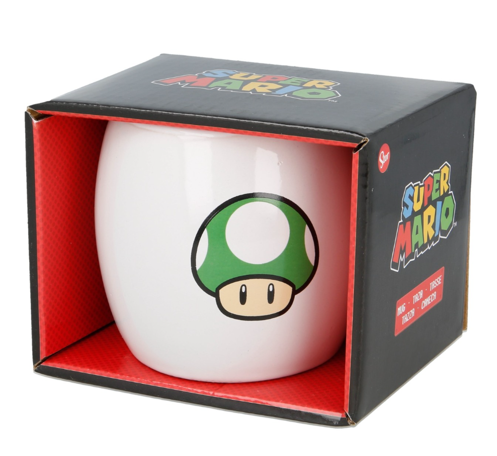 STOR Super Mario Globe Ceramic Mug — 380ml | In Gift Box