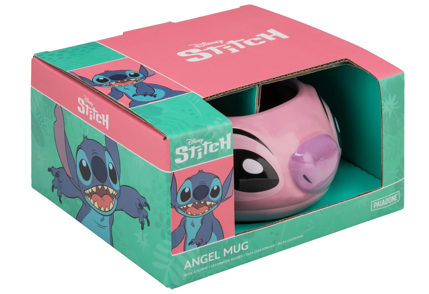 Paladone Disney Lilo & Stitch — Angel 3D Shaped Ceramic Mug 450ml | Officially Licensed