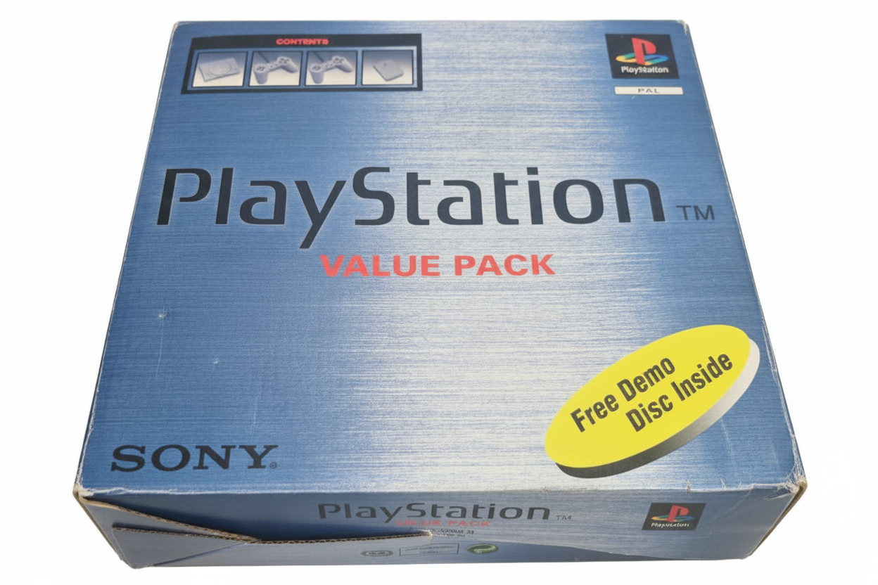 PlayStation 1 with box (PAL)